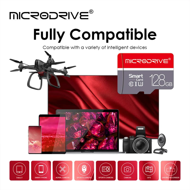 بطاقة ذاكرة Mini SD عالية السرعة 256 جيجابايت من الفئة 10 Micro TF فلاش USB بطاقة قلم 4 جيجابايت 8 جيجابايت 16 جيجابايت 32 جيجابايت 64 جيجابايت 128 جيجابايت للهواتف الذكية