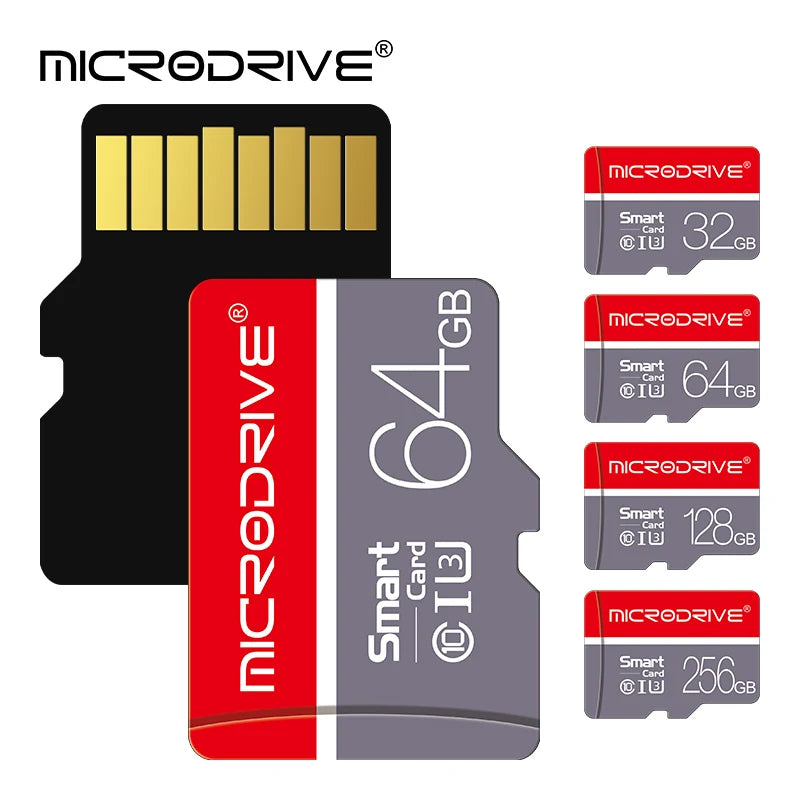 بطاقة ذاكرة Mini SD عالية السرعة 256 جيجابايت من الفئة 10 Micro TF فلاش USB بطاقة قلم 4 جيجابايت 8 جيجابايت 16 جيجابايت 32 جيجابايت 64 جيجابايت 128 جيجابايت للهواتف الذكية
