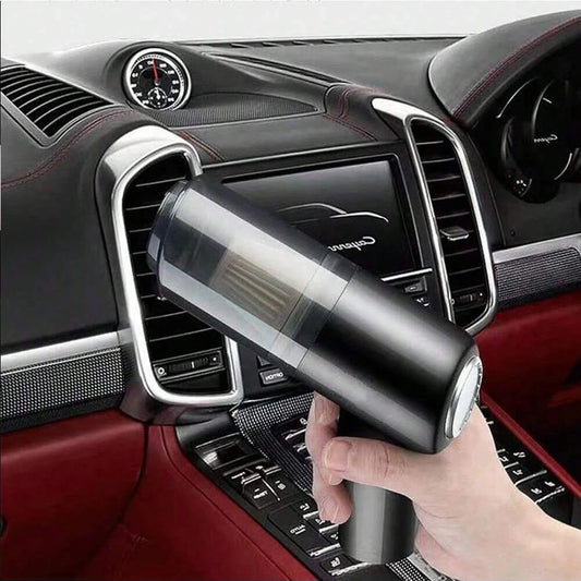 مكنسة كهربائية 3 في 1 مدمجة بالشفط والنفخ مع شحن USB ومكنسة كهربائية صغيرة للسيارات والمنزل