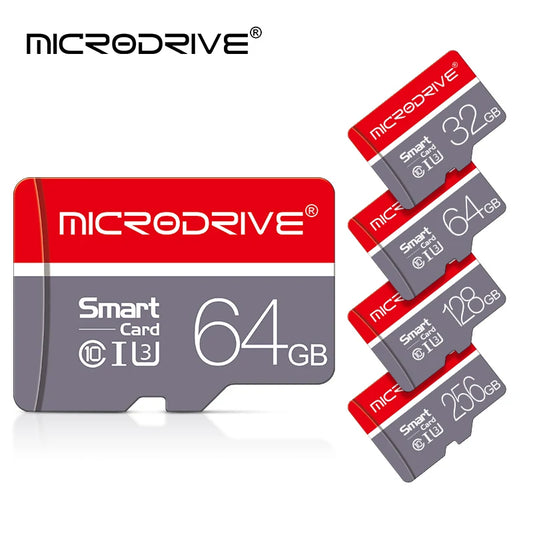 بطاقة ذاكرة Mini SD عالية السرعة 256 جيجابايت من الفئة 10 Micro TF فلاش USB بطاقة قلم 4 جيجابايت 8 جيجابايت 16 جيجابايت 32 جيجابايت 64 جيجابايت 128 جيجابايت للهواتف الذكية
